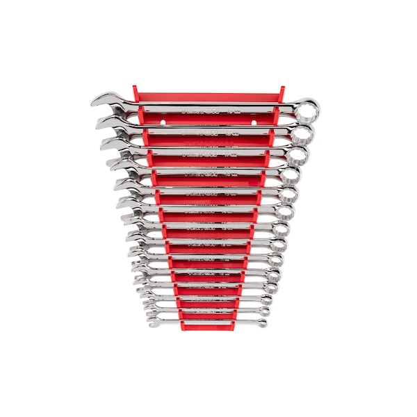 Combination Wrench Set with Rack, 14-Piece (6 - 19 mm)
